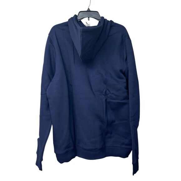 Reebok Men's Logo-Print Fleece Hoodie - Vector Navy, XL - Picture 9 of 10